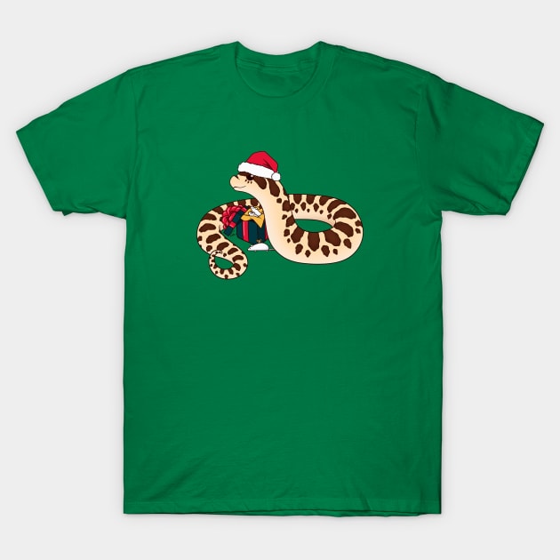 Western Hognose, Normal / Wildtype Christmas Edition T-Shirt by anacecilia